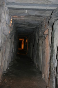 The passage leading to the chambers.