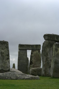 Well known Stone Circle or Stonehenge close to Salisbury , England