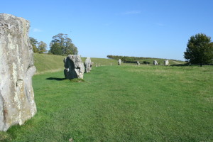 Stone circle in Carnac, France